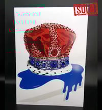 Image 1 of SOLD A3 Big Stone Crown Blue