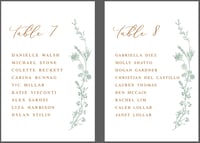 Image 7 of Custom made order for Autumn - 140 place cards + 14 Seating Charts - B