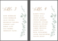 Image 5 of Custom made order for Autumn - 140 place cards + 14 Seating Charts - B