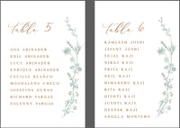 Image 6 of Custom made order for Autumn - 140 place cards + 14 Seating Charts - B
