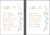Image 9 of Custom made order for Autumn - 140 place cards + 14 Seating Charts - B