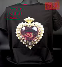 Image 1 of SOLD Giamgem - Diamond and Ruby Heart T shirt