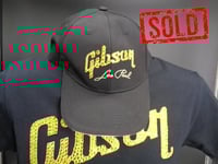 Image 1 of SOLD Gibson (Yellow logo) Les Paul Black baseball cap