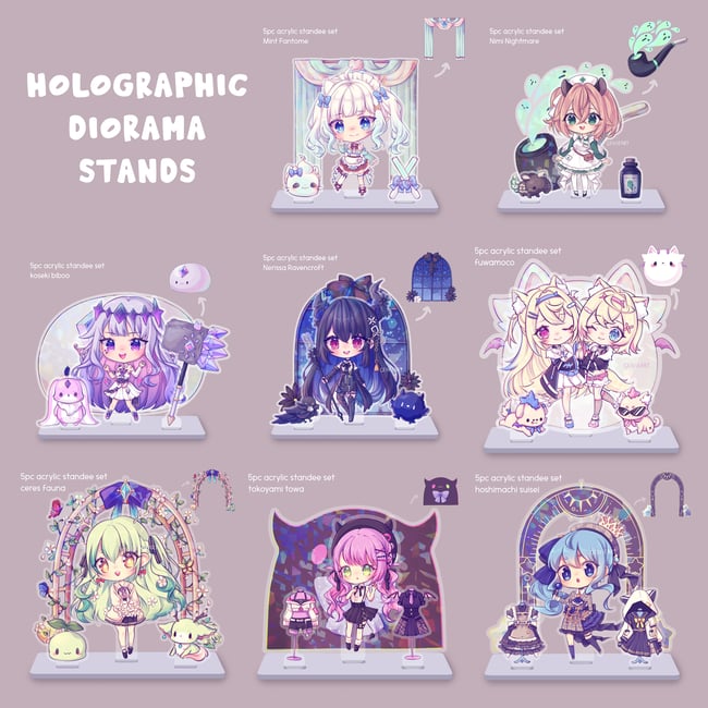 Holographic Diorama Stand [ Hololive, Indies ]