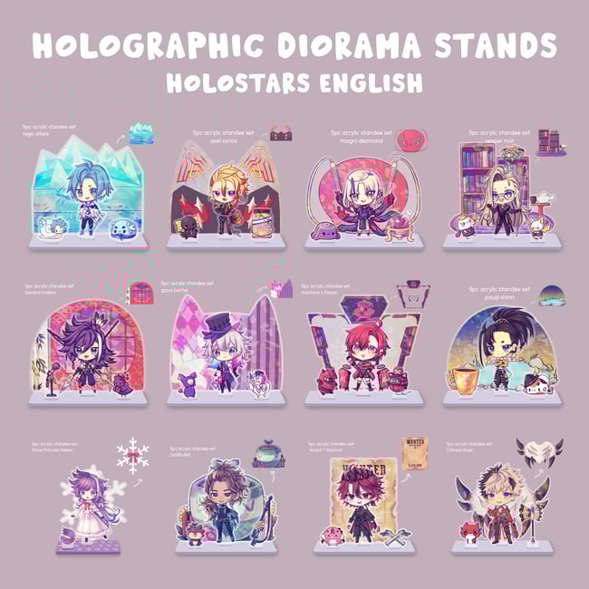 Holographic Diorama Stand [ HOLOSTARS ]