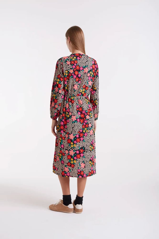 Image of Vestido midi con estampado Giardino. Compañía Fantástica.