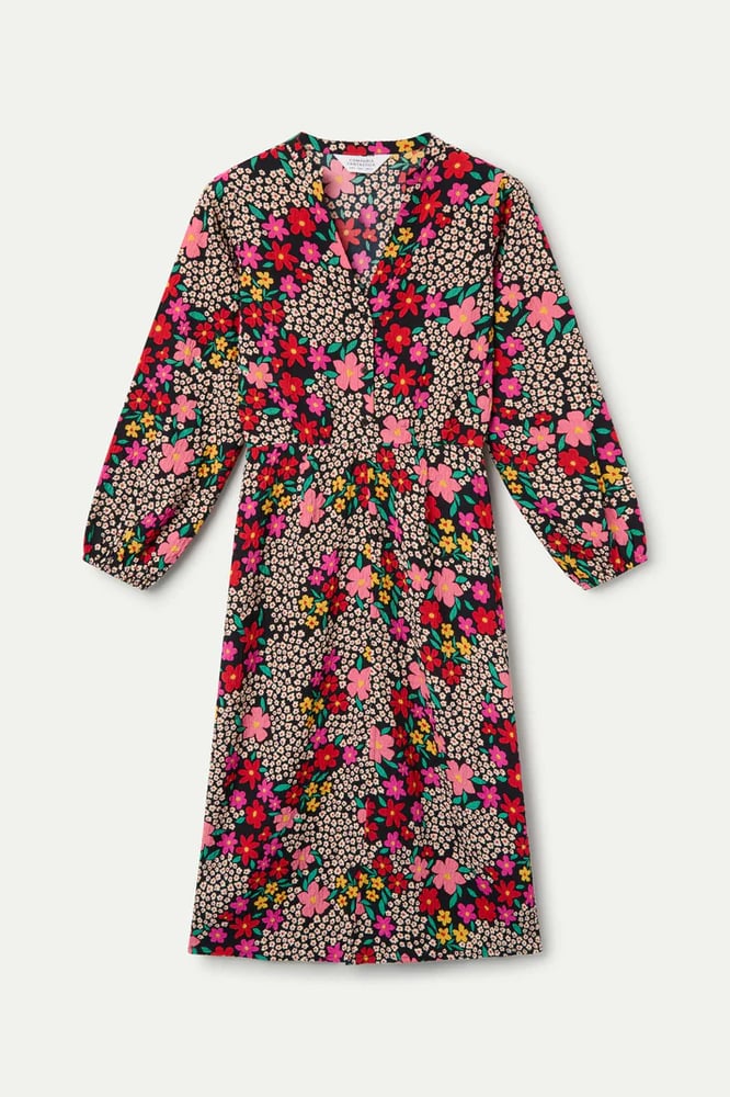 Image of Vestido midi con estampado Giardino. Compañía Fantástica.