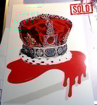 Image 1 of SOLD A3 Red Rhinestone Crown 5