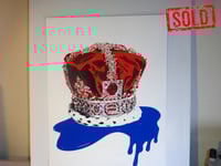 Image 1 of SOLD A3 Blue Rinestone Crown 3