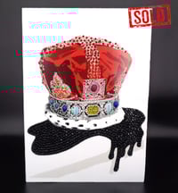 Image 1 of SOLD A3 Cabouchon Ruby Crown, black blood
