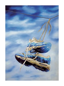 Image of 'Nikes on a Wire' Giclée Print