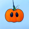 Stained Glass Spooky Pumpkin