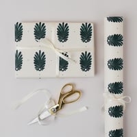 Image 1 of GREEN BOTANICAL LUXURY GIFT WRAP PAPERS