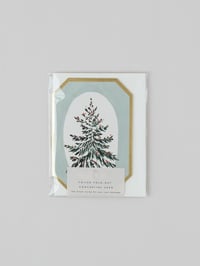 Image 3 of CONCERTINA BOTANICAL CHRISTMAS DIE CUT MINI CARD 