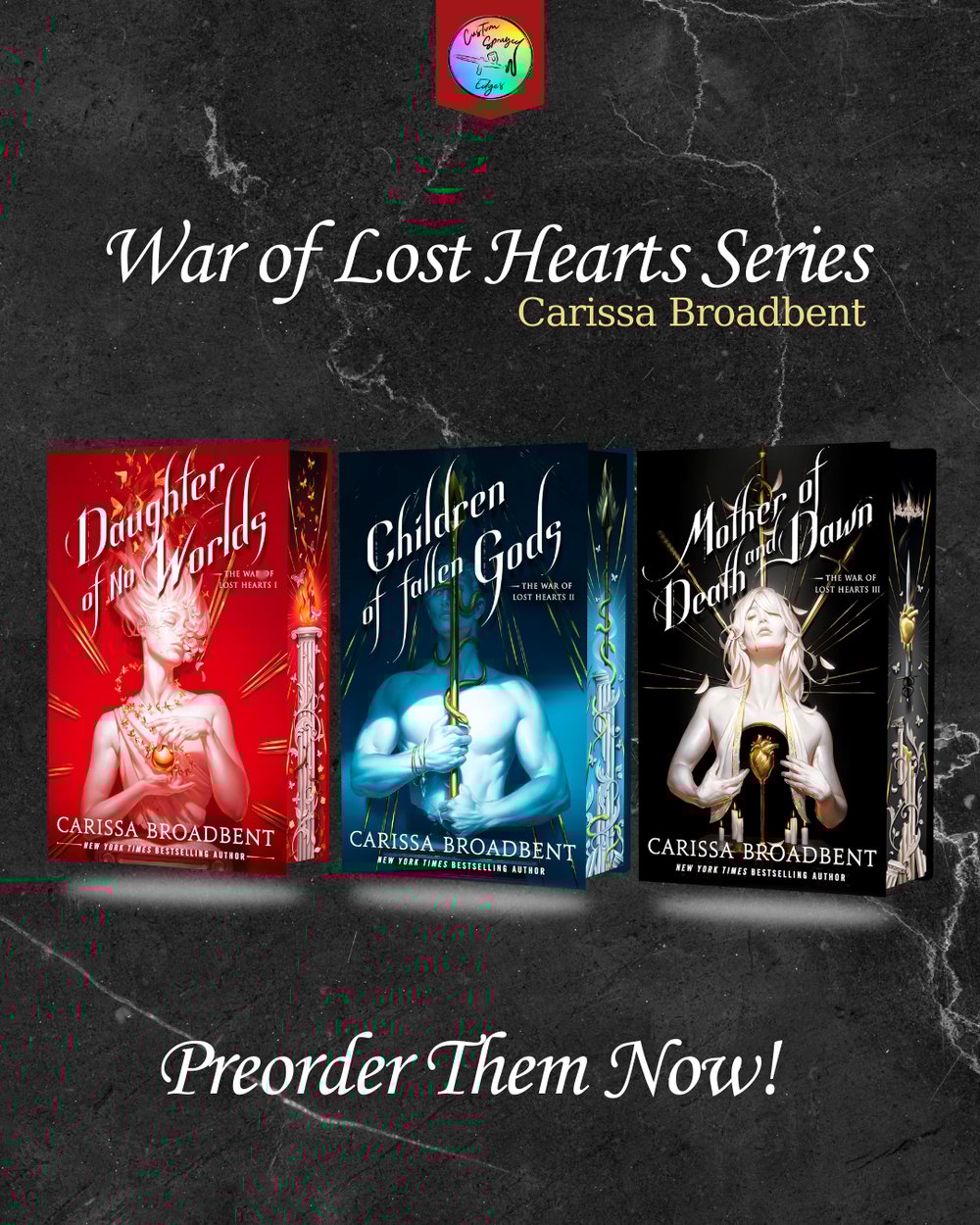 Image of War of Lost Hearts Trilogy Preorder