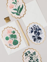 Image 2 of HAPPY BIRTHDAY BOTANICAL SCALLOP DIE CUT CARD