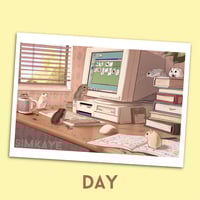 Image 2 of "Solitaire Hams" Print