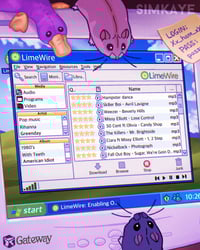 Image 2 of "LimeWire Hams" Print