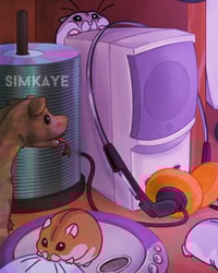 Image 4 of "LimeWire Hams" Print