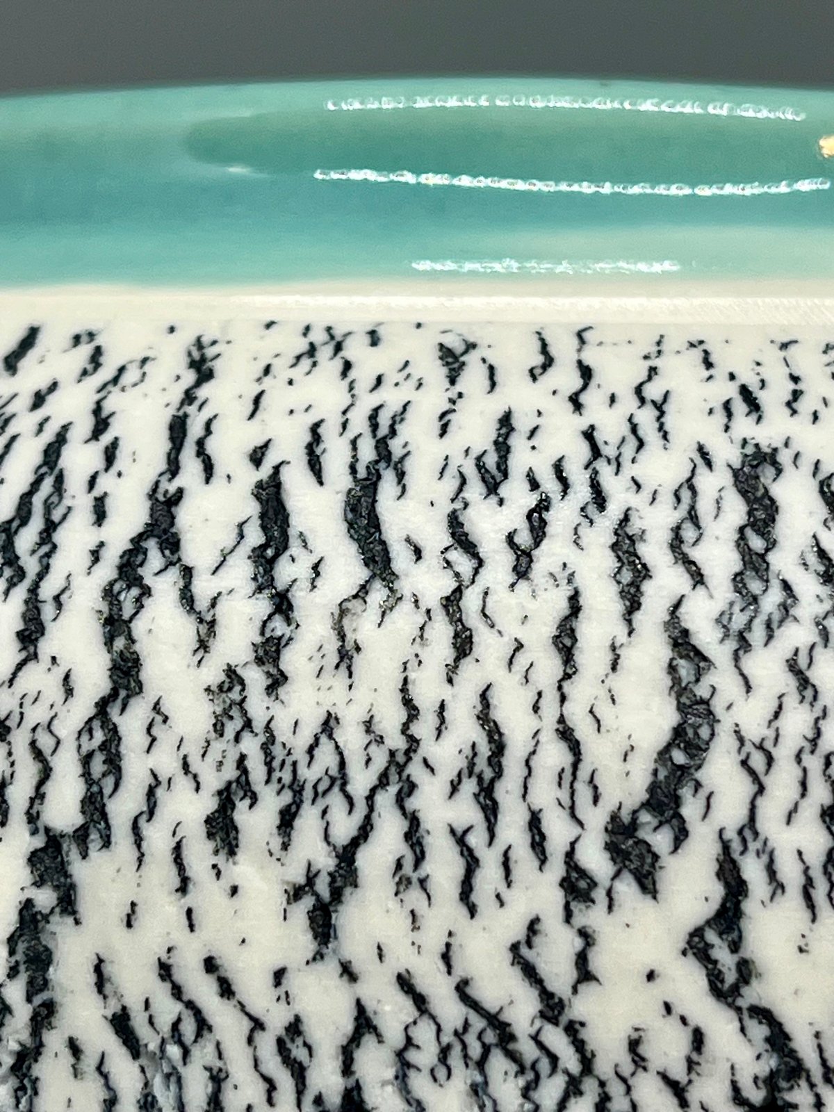 LARGE CRACKLE WARE VASE