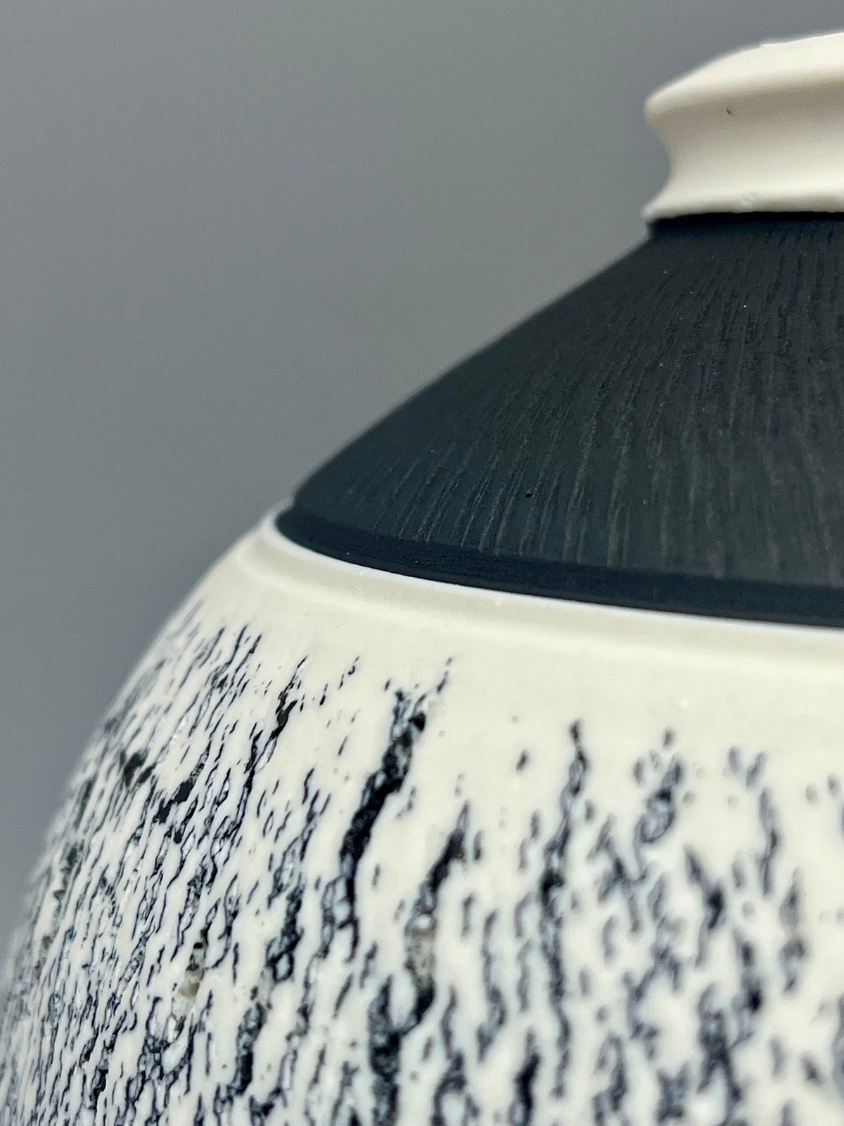 LARGE CRACKLE WARE VASE