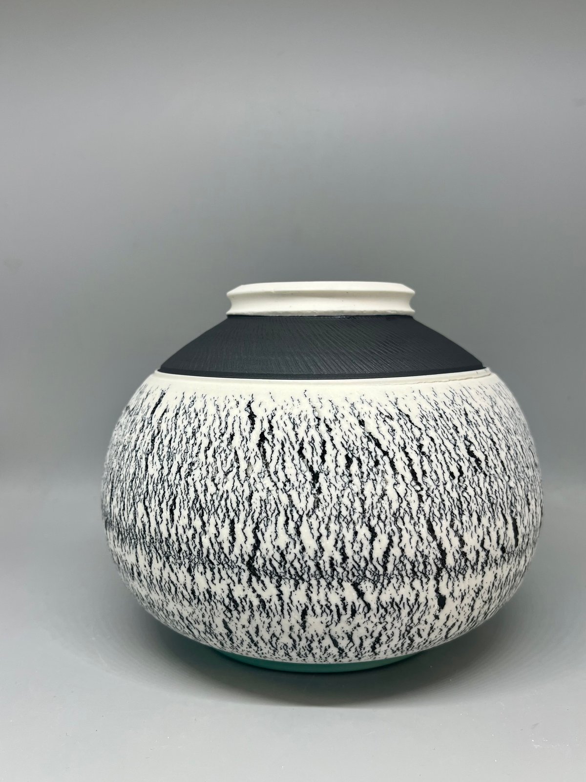 LARGE CRACKLE WARE VASE