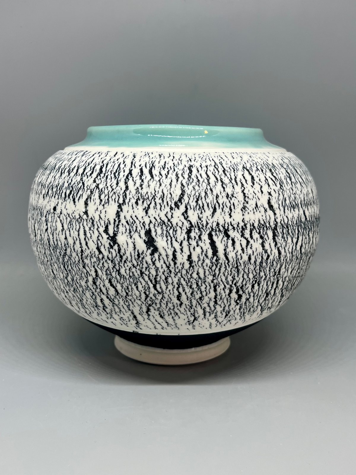 LARGE CRACKLE WARE VASE