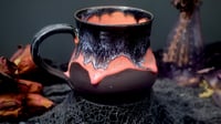 Image 1 of 17 oz Posion Berry Mug in Coral/Black/White