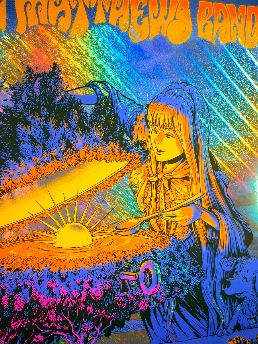 Image of Dave Matthews Band - Lake Tahoe 2025 - Chroma Crash HoloFoil