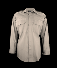 Image 2 of United Uniform CDCR Class C Rip-Stop Long Sleeve Shirt  