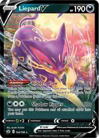 Liepard V - SWSH06: Chilling Reign - Near Mint
