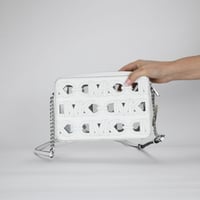 Image 4 of Michael Kors Jet Set Large East West Crossbody bag - White