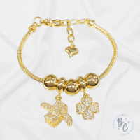 Golden Fortune Charm Bracelet