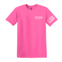 Image 1 of True Faith Fishing T-Shirt - Pink