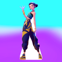 Image 1 of Zoey - K-Pop-Demon-Hunters- Celebrity, Star, Life Size, Cardboard Cutouts, Waterproof