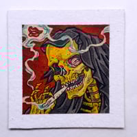 “Mini Smoke Reaper no. 1” original painting