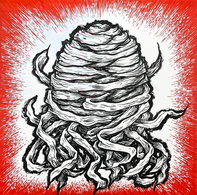 Image of "In the Absence of Truth" drawing/test pressing (II)