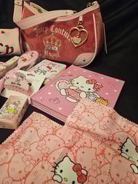 Image 6 of Christys  Custom RESERVED Juicy Couture Juicy Kingdom Bag Meets Hello Kitty Bundle 