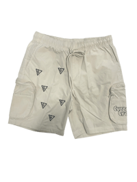 Currency Crew Flex Cargo Shorts Cream