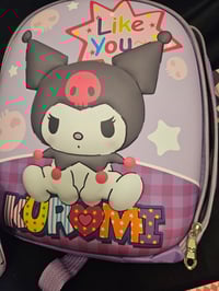 Image 1 of Kuromi 3D Bookbag Bundle 
