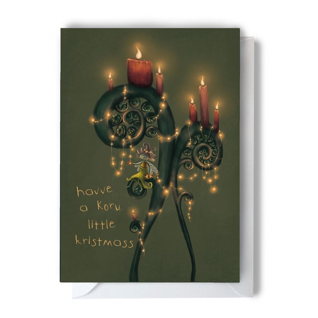 NZ Christmas Fairy Greeting Cards (Buy 1 or more)