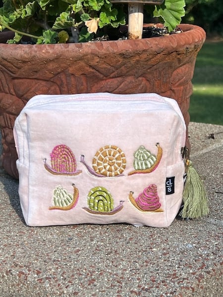 Image of Gardenland Embroidered Pouch
