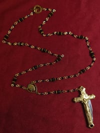 Image 1 of Drusila Knife Rosary Gold