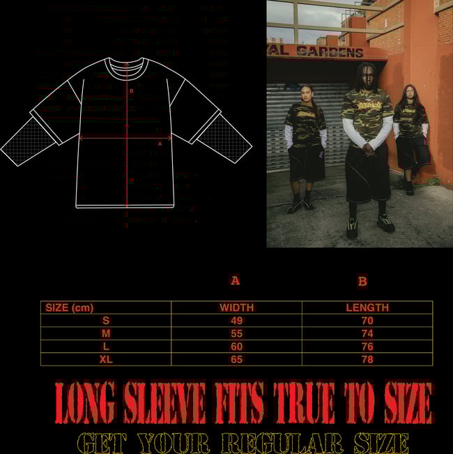 GNRL GREEN LONGSLEEVE [DOUBLE LAYER]