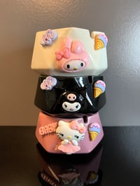 Image 2 of  Hello Kitty  My Melody Kuromi  Cute Ceramic Ashtray 