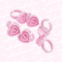 Image 1 of Heart Glue Rings