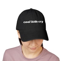 Cool Kids Cry Embroidered Denim Hat 