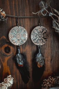Image 5 of medieval motif earrings 