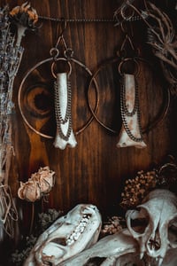 Image 5 of Large copper and bone hoops