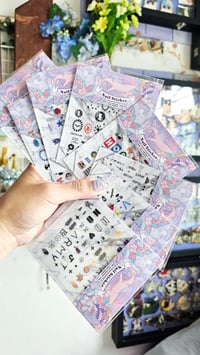 Image 1 of BTS Inspired 3D Nail Sticker